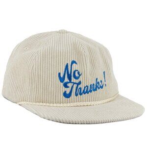 SNAG Collective "No Thanks" Corduroy Snapback Hat
